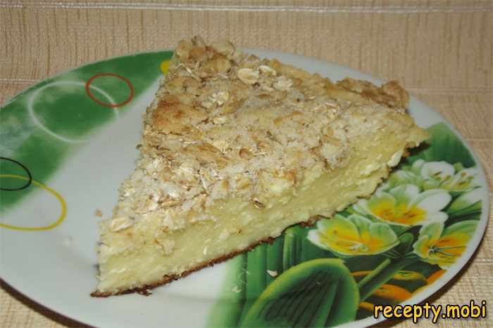 Чизкейк из творога и манной крупы