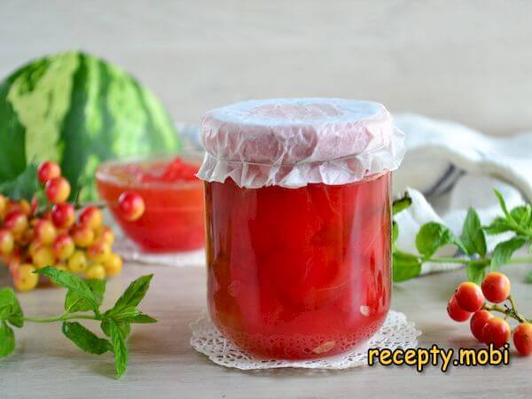 Арбузное варенье из мякоти
