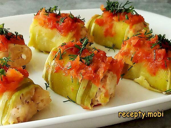 Голубцы из кабачков и фарша – пошаговый рецепт в домашних условиях
