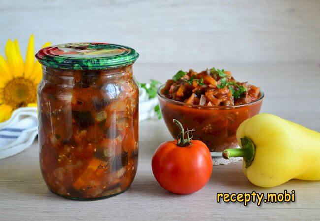 Салат «Бакат» из баклажан на зиму