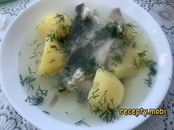 Уха из карпа на костре