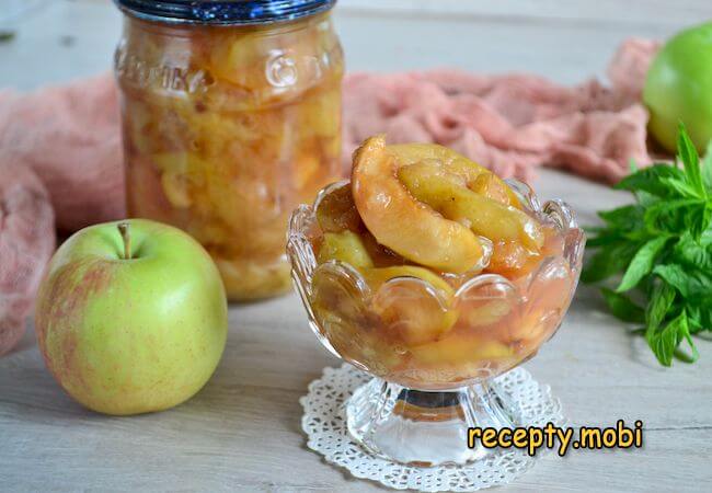 Яблочное варенье дольками
