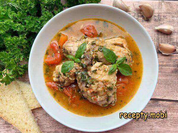 Чахохбили из курицы по-грузински