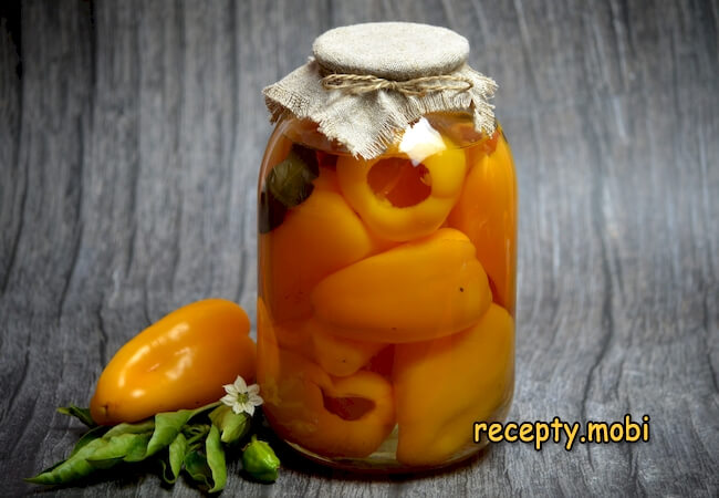 Маринованный болгарский перец на зиму (для фарширования)