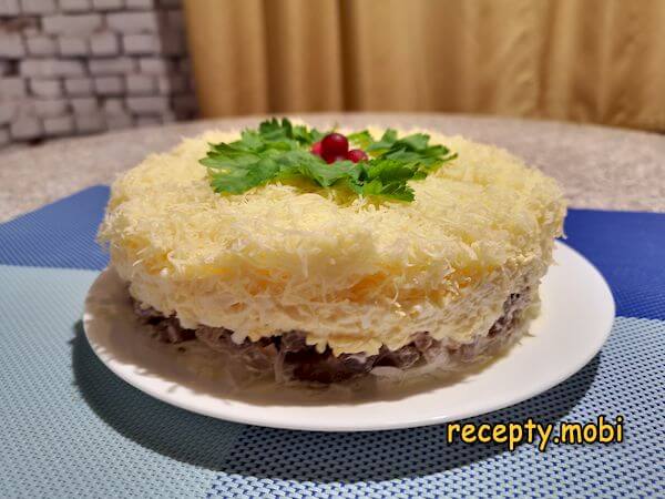 Салат Мужские грёзы с говядиной