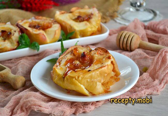 Яблоки запеченные в духовке с медом