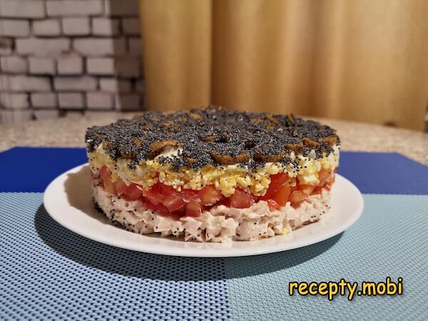 Салат «Курица под кайфом»