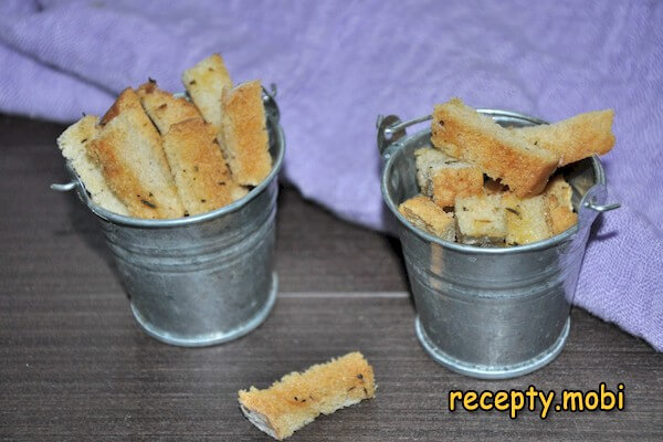 Croutons at home