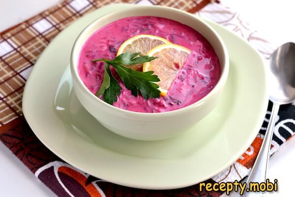 Свекольник холодный классический