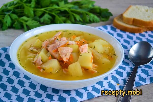 Уха из головы семги