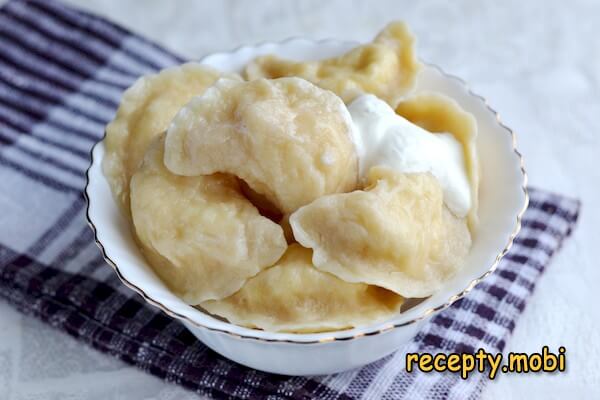 Вареники с адыгейским сыром