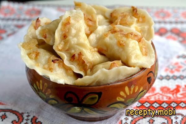 Вареники с картошкой и квашеной капустой