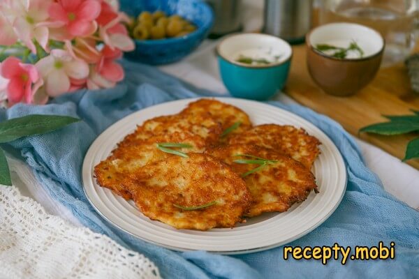Картофельные драники с фаршем
