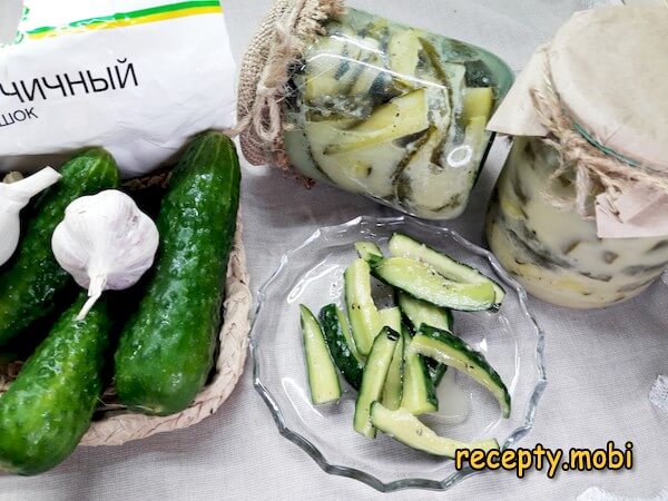 Огурцы в горчичной заливке на зиму