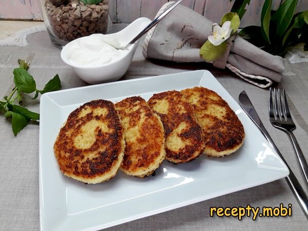Котлеты из картофельного пюре с сыром