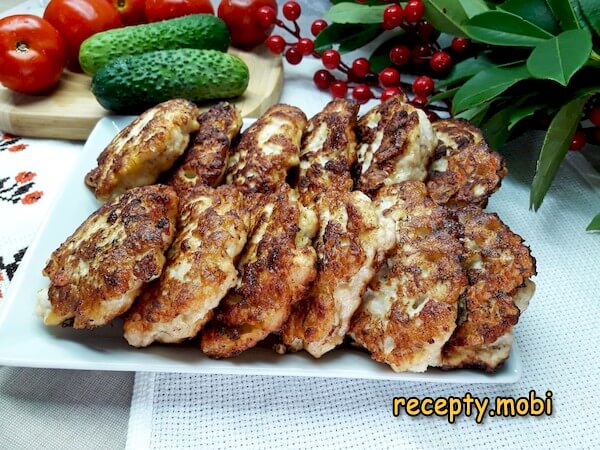 Рубленые котлеты из куриной грудки
