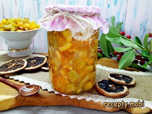 Варенье из кабачков с апельсином