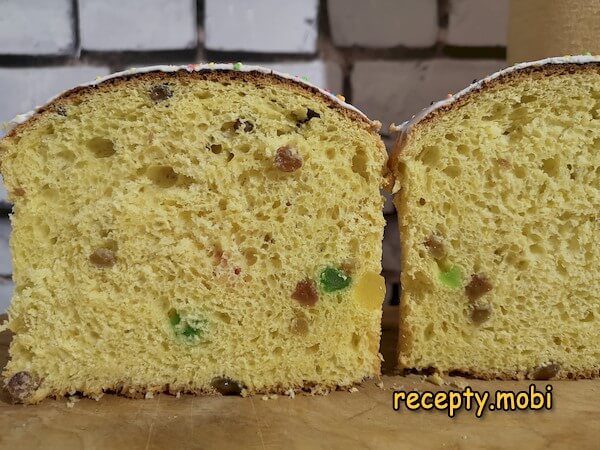 Александрийский кулич на топленом молоке