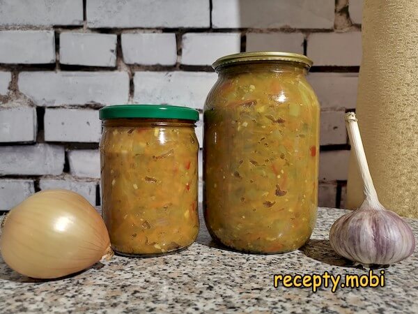 Икра из зелёных помидоров на зиму
