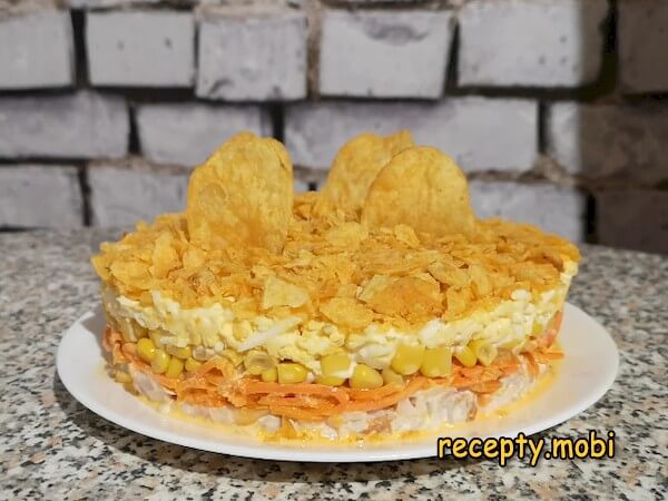 Салат Парус с чипсами