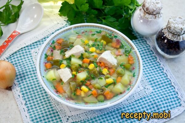 Супы из курицы