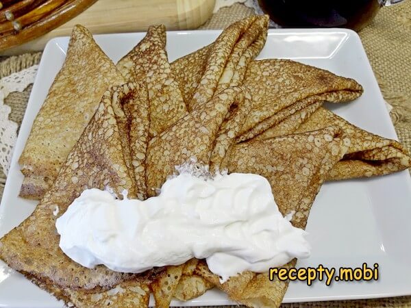 Блины на сыворотке тонкие с дырочками