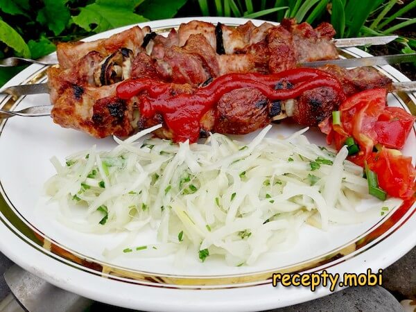 Маринованный лук для шашлыка