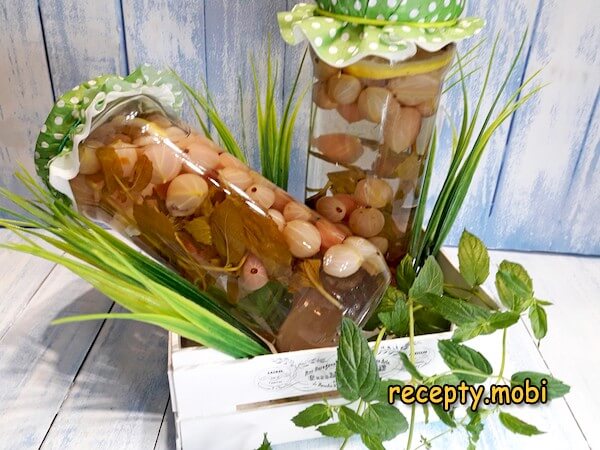Мохито из крыжовника на зиму