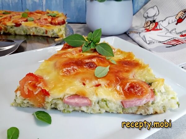 Пицца из кабачков в духовке