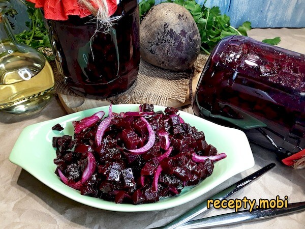 Маринованная свекла на зиму в банках