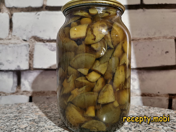 Маринованные моховики на зиму