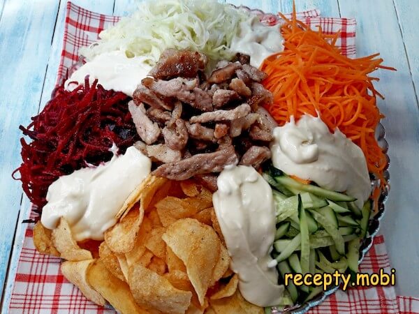 Салаты с мясом