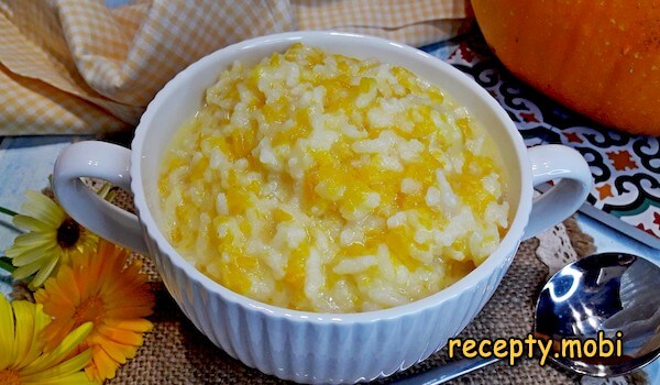 Тыквенная каша в мультиварке