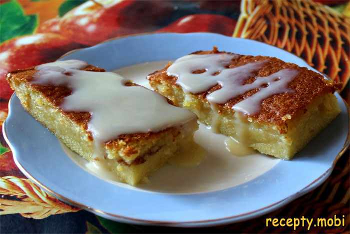Child's cake with condensed milk "Obayashka"