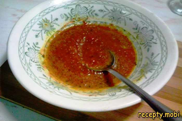 пряный томатный маринад