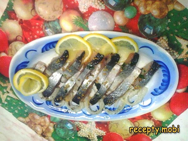 Маринованная сельдь в горчичном маринаде