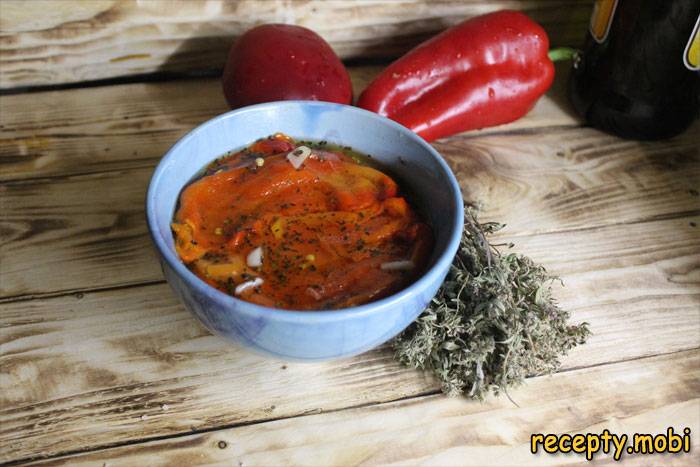 Маринованный болгарский перец