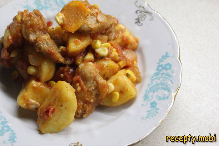 Рагу из свинины с овощами и картошкой