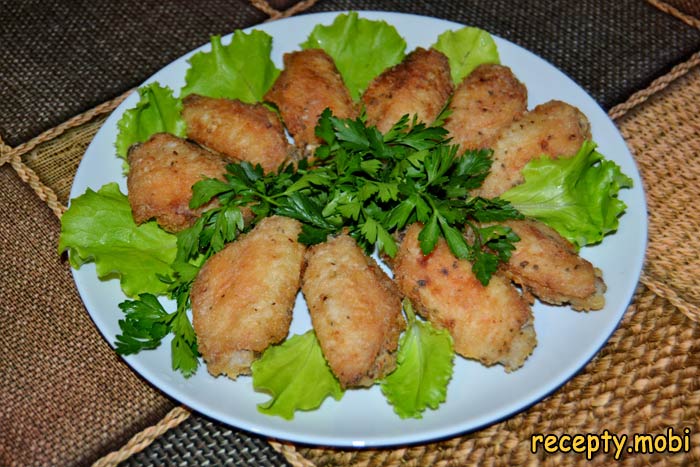 Хрустящие куриные крылышки