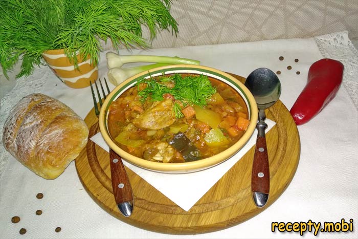 Жареный лагман по-узбекски