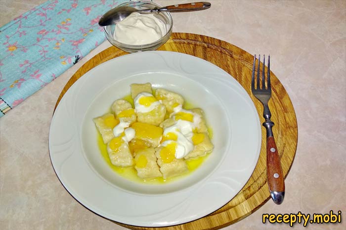 Ленивые вареники из творога классический рецепт