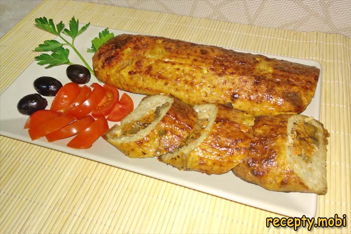 Рулет из рыбного фарша