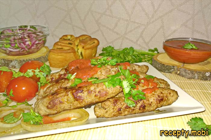 Люля Кебаб приготовление на сковороде